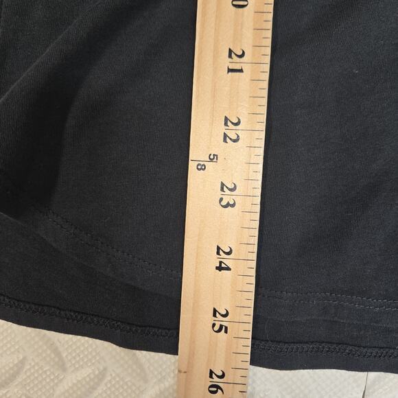 Zadig & Voltaire Long Sleeve Tee Axy Lace Black Embroidered Eagle Womens Medium - Picture 8 of 8